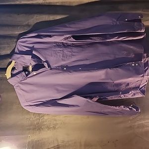 Charles G. Bailey Aux. Pocket on pocket button shirt. Size LG.